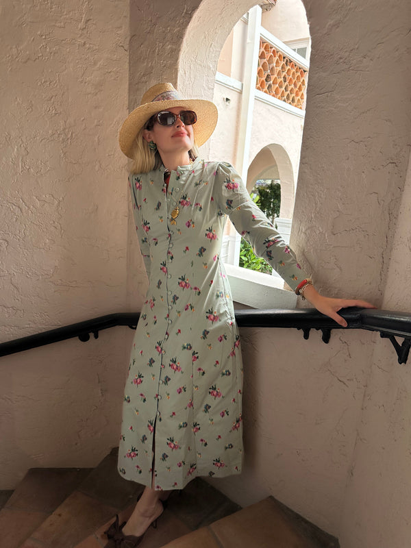 Oleander Sun Hat - Vintage Aubergine Lily Tapestry Ribbon
