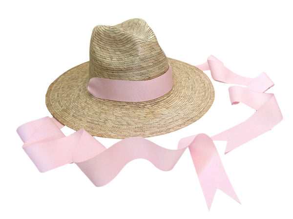 Lilac, Pink & Yellow Long Grosgrain Ribbon Pack for Girls Sun Hats
