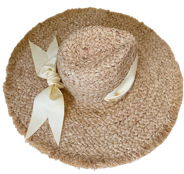 The Hydrangea - Wide Ivory Grosgrain Ribbon
