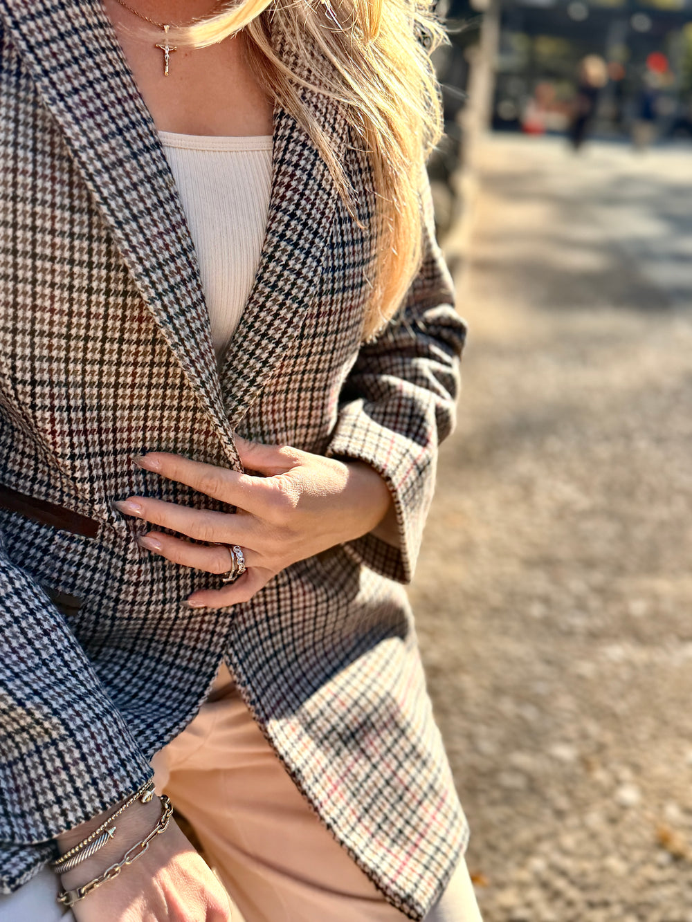 Paige Blazer Herringbone