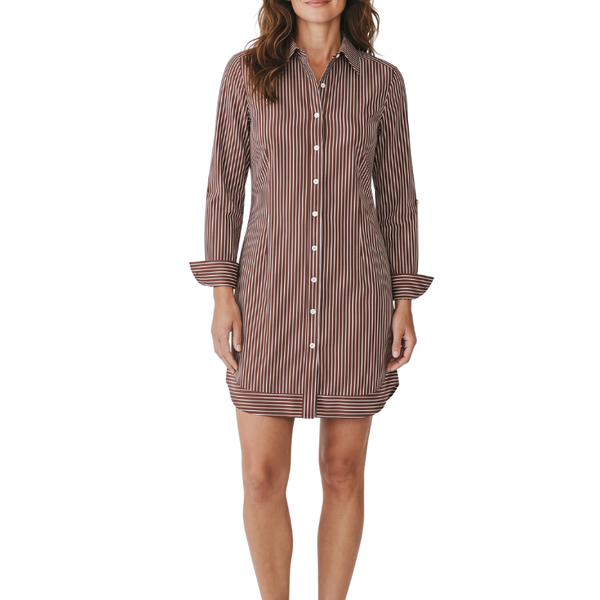 Margot Cinnamon Stripe